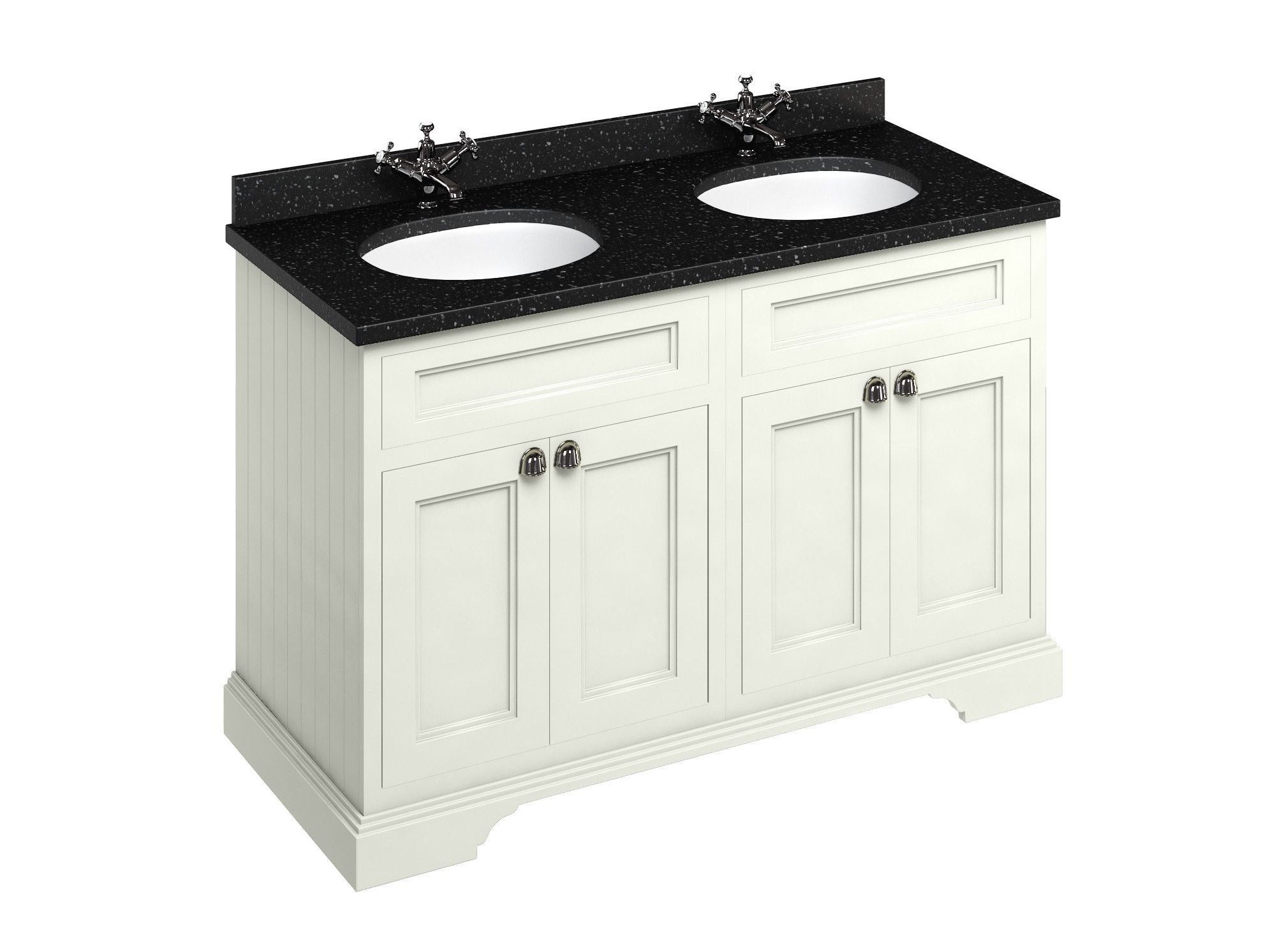 Двойной МДФ умывальник с дверцами Burlington MINERVA ARCH-00049685 - Вид №9