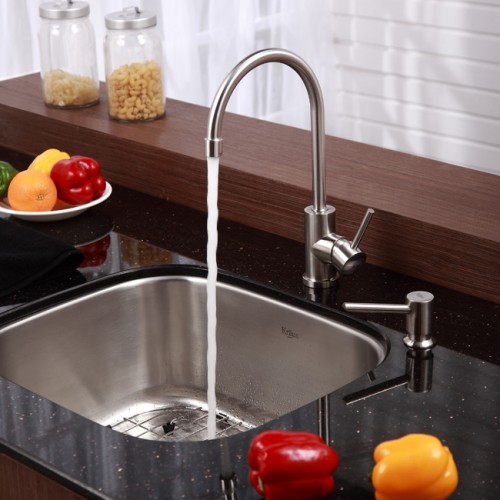 KBU11-KPF2160-KSD-33SN Мойка кухонная прямоугольная Krausru  - Вид №9