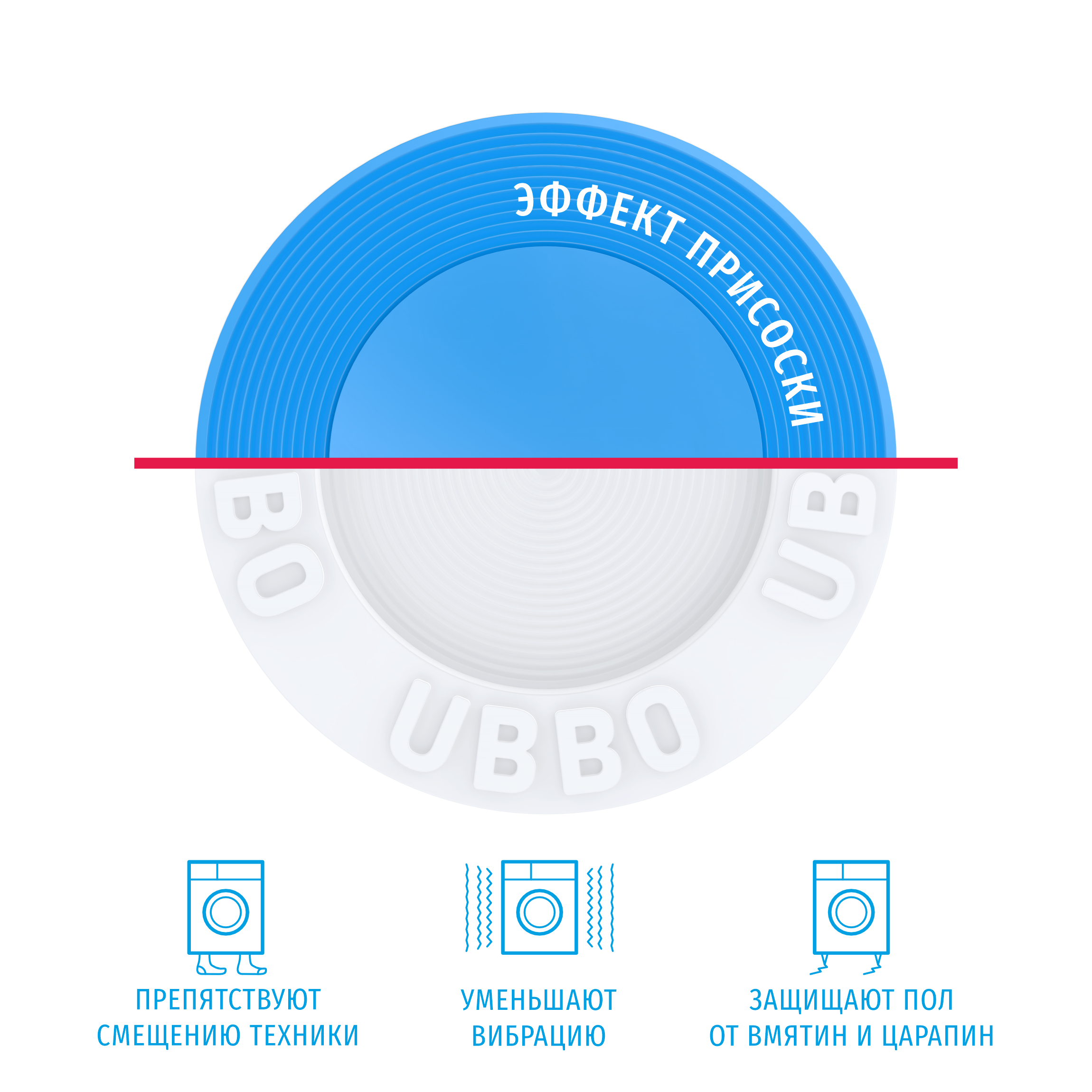 5454492 Антивибрационные подставки WiMAX AVS-SLIM2-U, 4 шт UBBO STDN-0101778 - Вид №6