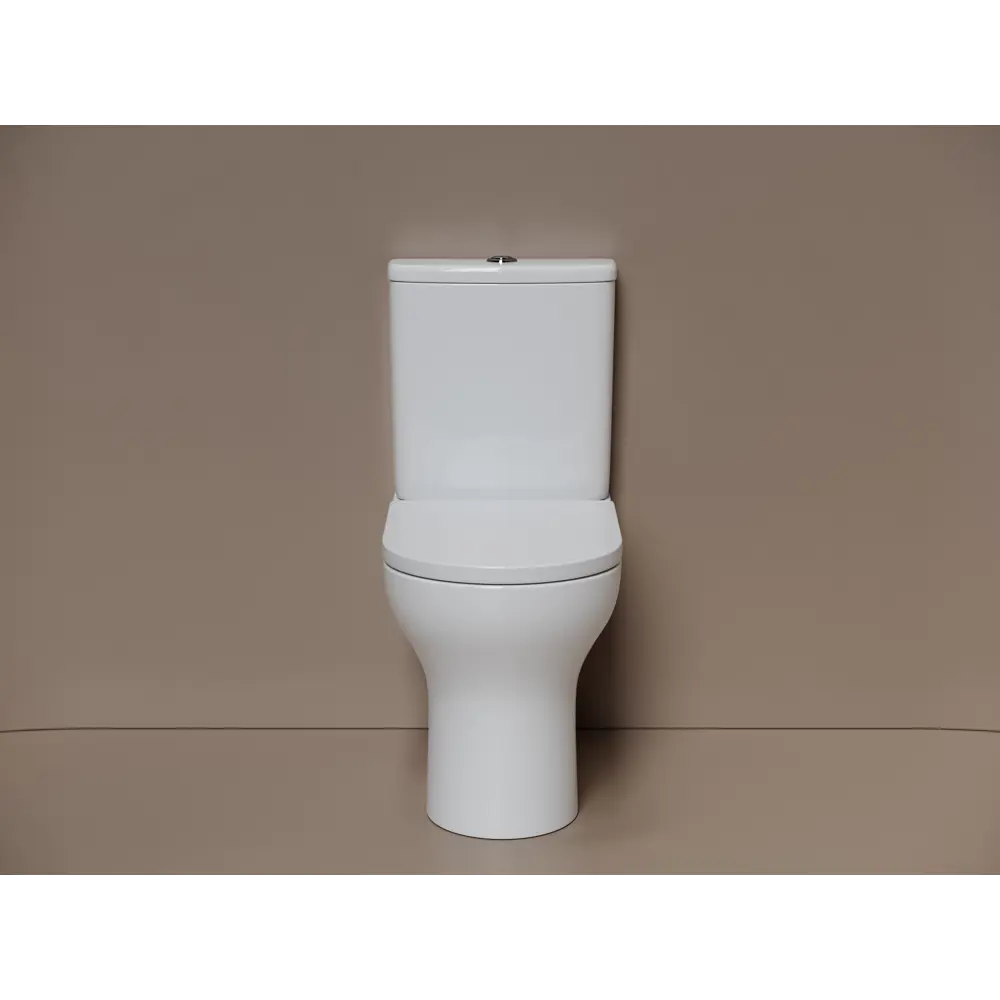 Унитаз-компакт Flo Round безободковый сиденье с микролифтом двойной смыв цвет Santreyd STLM-2029729 - Вид №3