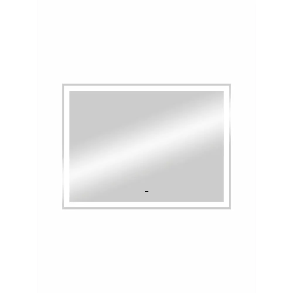 Зеркало для ванной Status с подсветкой 80x60 см цвет серый CONTINENT STLM-2053175 - Вид №2