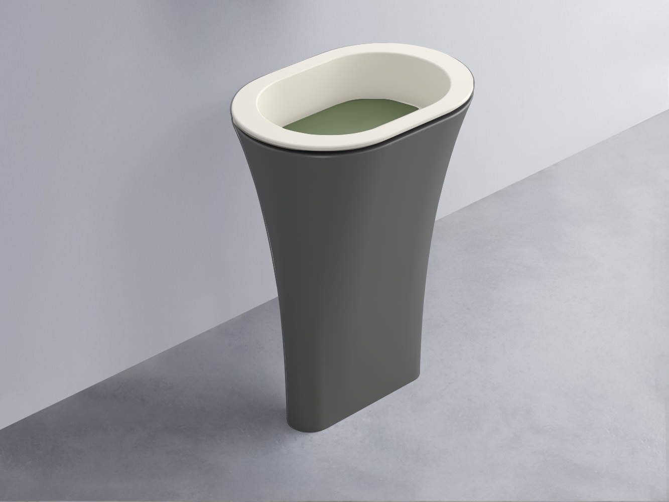 AMLA65-TL+AMPILO-AG+AMCOLO-CM Раковина Amedeo Ovale отдельностоящая cielo Enjoy + Amedeo Ceramica Cielo