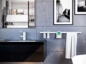 Damiano Latini Вешалка для полотенец из металла