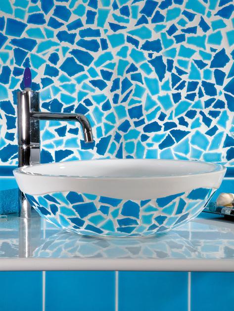 Cerasarda Керамическая мозаика из красной пасты Pitrizza sun-id-1462024 - Вид №5