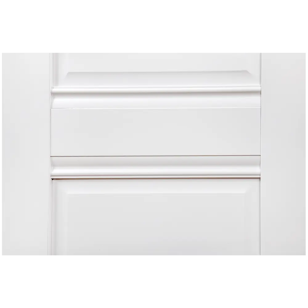 Дверь межкомнатная глухая Классико-42 60x200 см Hardflex белый с замком и петлями PORTIKA STLM-2110473 - Вид №2