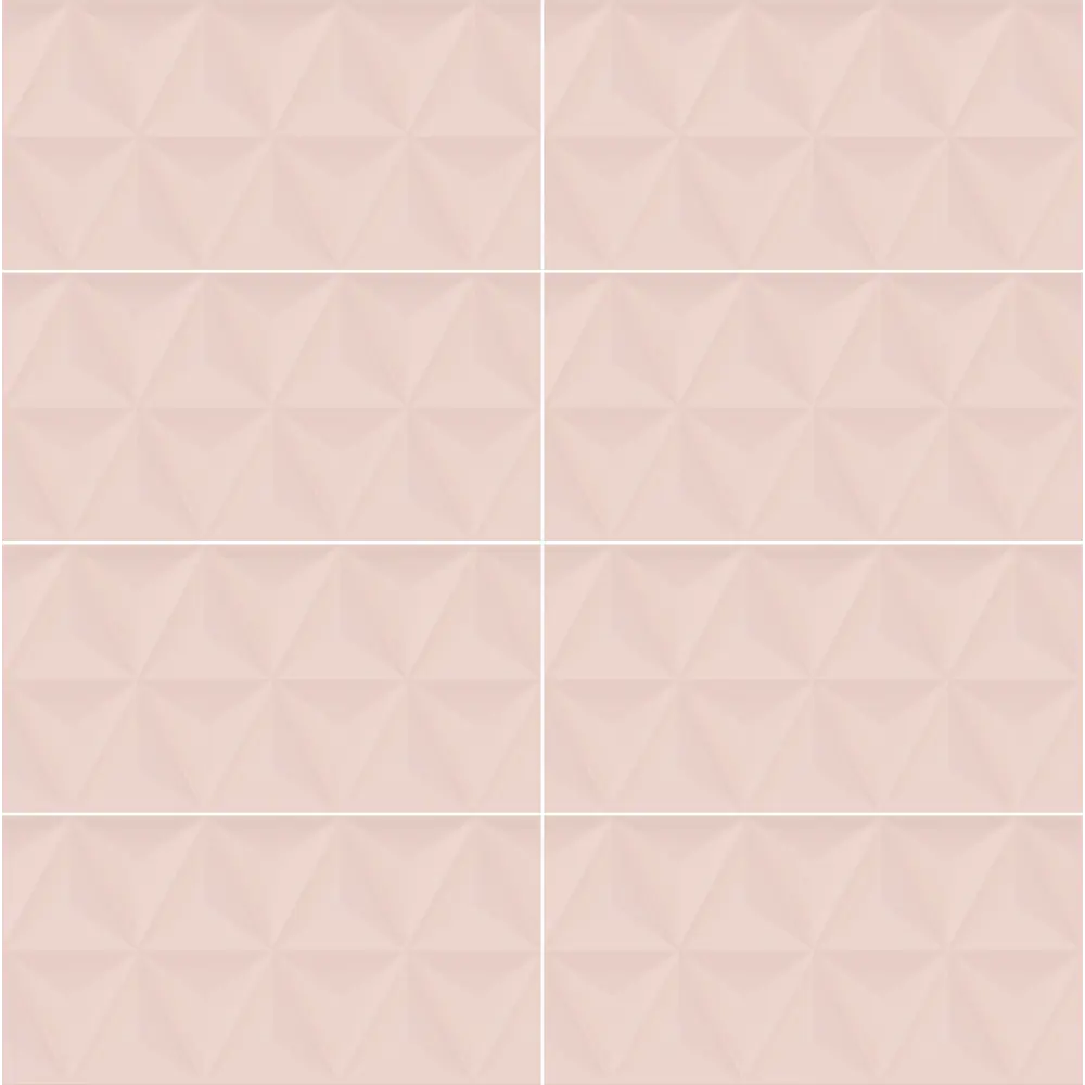 Плитка настенная KREAFORTA Mersey Monor 20x40 см 1.2 м² матовый цвет розовый 89405706 STLM-2092545 - Вид №2