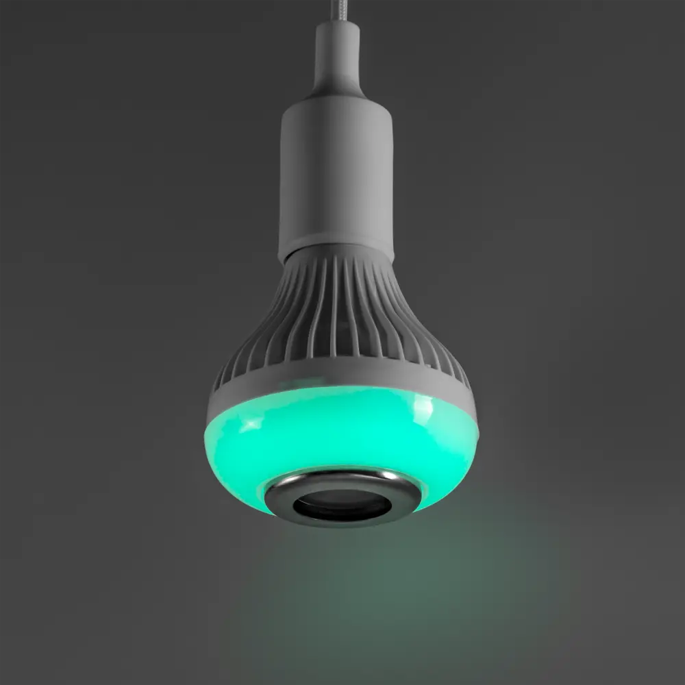 Лампа светодиодная Music E27 230 В 10 Вт 800 лм, регулируемый цвет света RGB, музыкальная, подключение к смартфону Santreyd STLM-2211023 - Вид №12