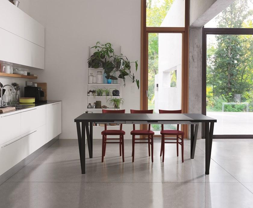 Casamania & Horm Раздвижной прямоугольный стол из ясеня и керамики sun-id-1489388 - Вид №3