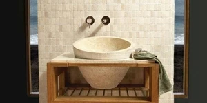 ORG011S Накладная раковина под столешницу  овальная BATi BALi