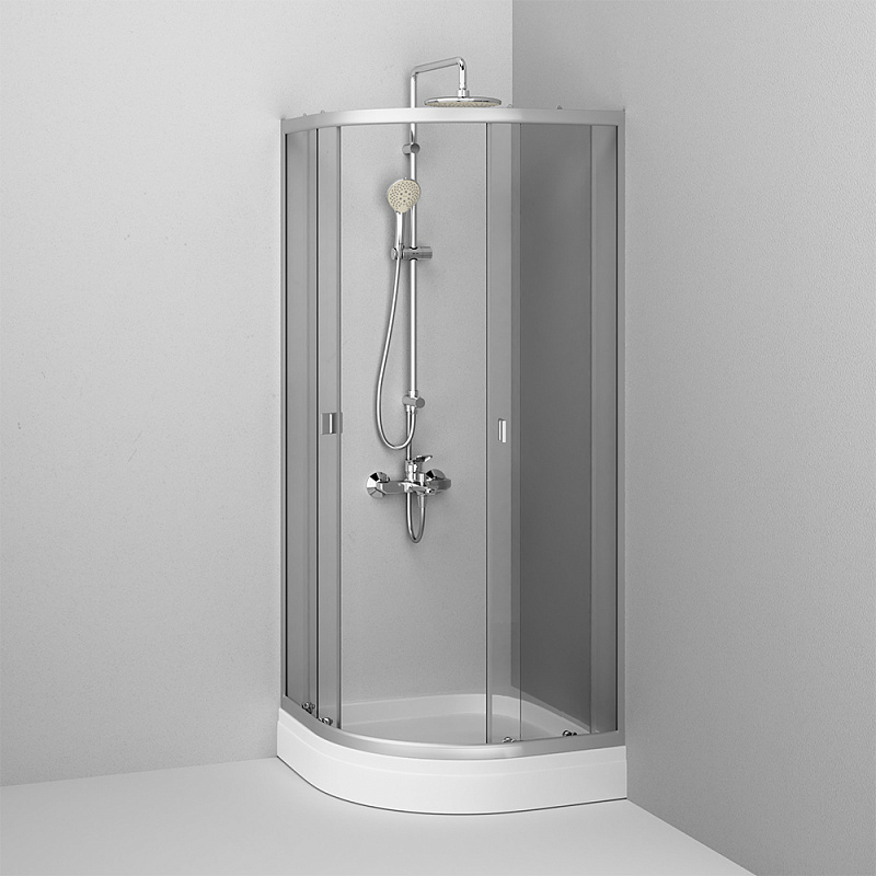 W88G-205-080MT Twin Slide Душевое ограждение без поддона 80x80 AM.PM X-Joy  - Вид №4