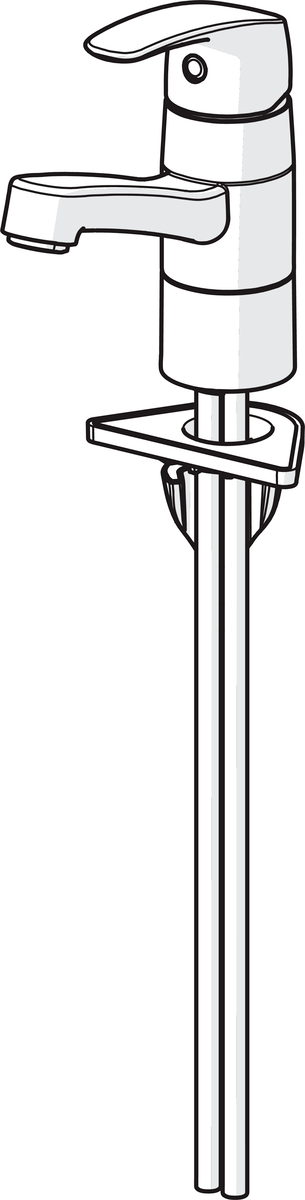 Oras 1015 Смеситель для умывальника 1015 Safira Хром  - Вид №2