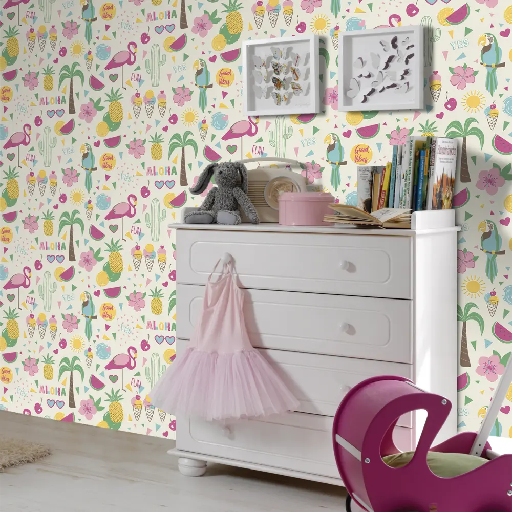 Обои флизелиновые Rasch Kids & Teens III «Aloha» 0.53 м RA 815238 82477149 STLM-2098524 - Вид №3