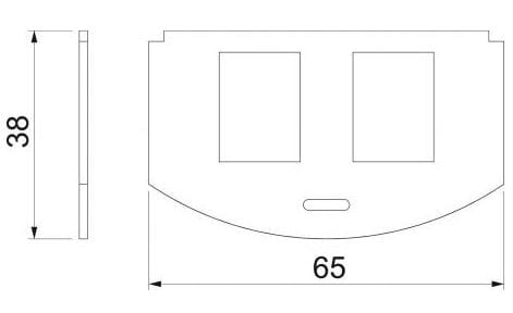 Монтажная пластина из нержавеющей стали OBO Bettermann BlackLine ARCH-00076646 - Вид №2