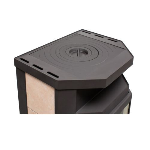 Печь-камин Мета Ока с плитой 1016 - Вид №1