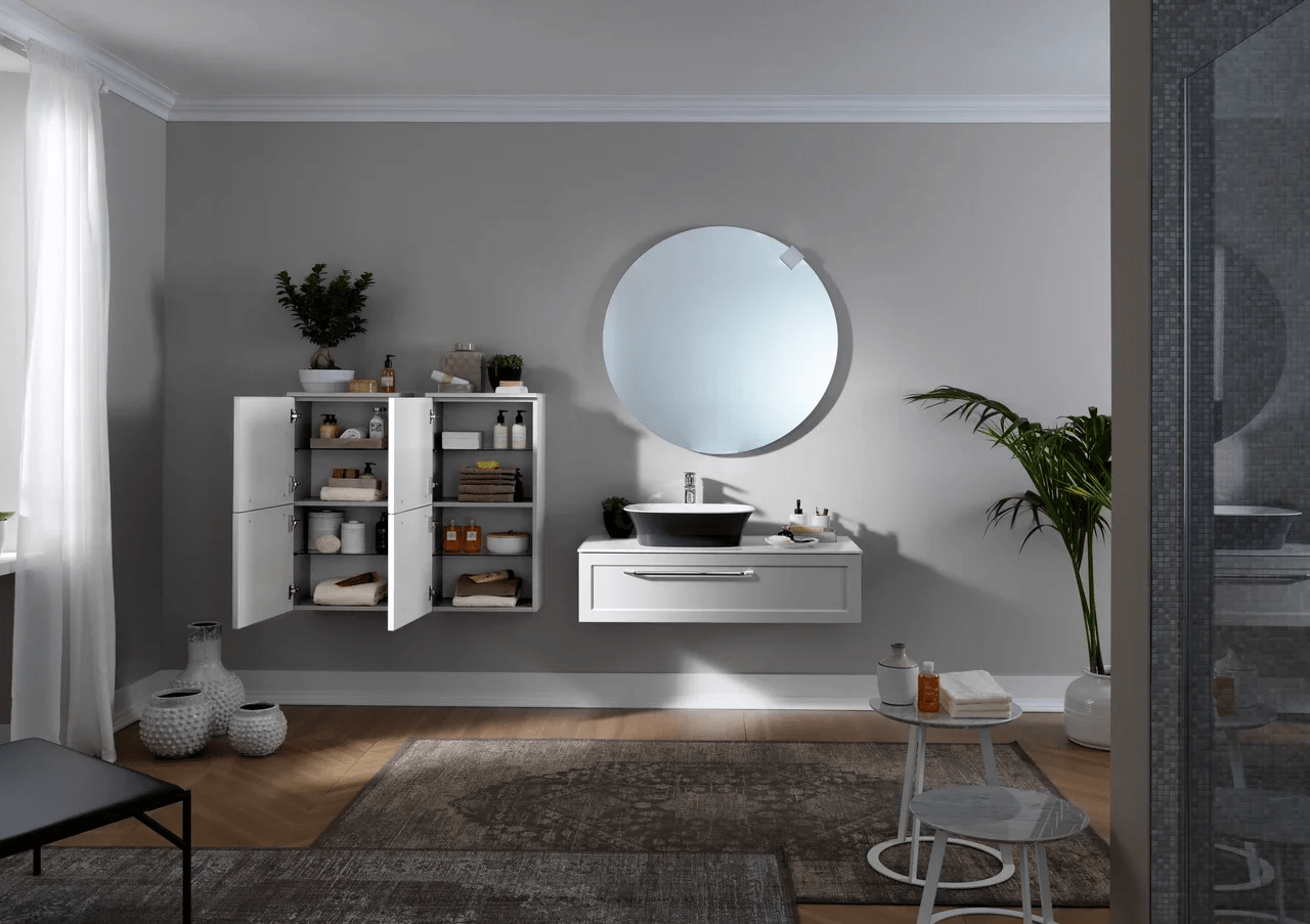 Шкаф пенал Blanche 01258  Словения Kolpa-San  - Вид №2