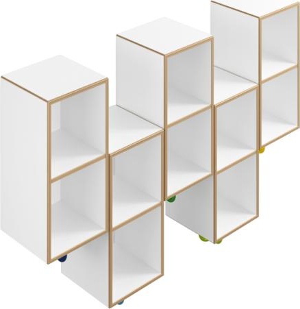 M20.03.003 Двойной модуль асимметричный, 5 мест с тройным крючком HEWI Kids - Вид №1