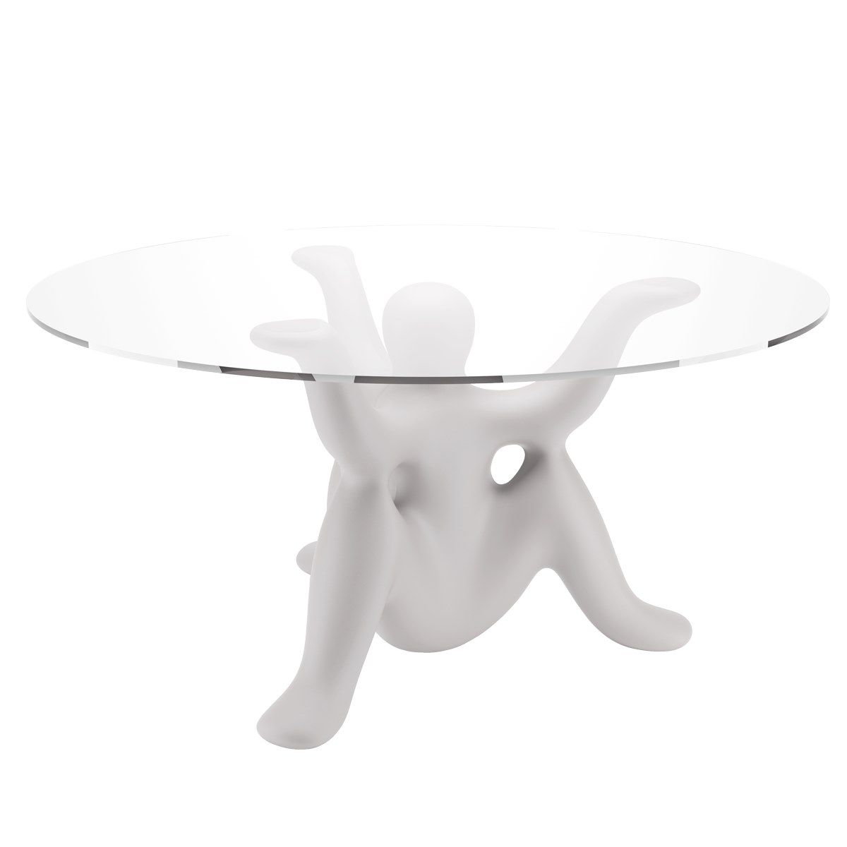 Круглый стол из полиэтилена Qeeboo Helpyourself ARCH-00099086 - Вид №8