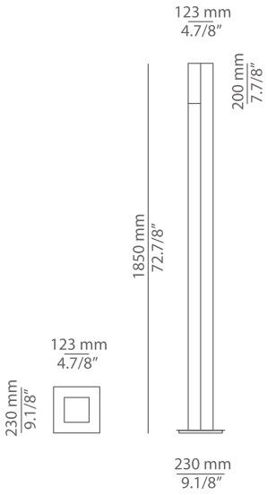 Estiluz Торшер из металла Duo P-3259 - Вид №5