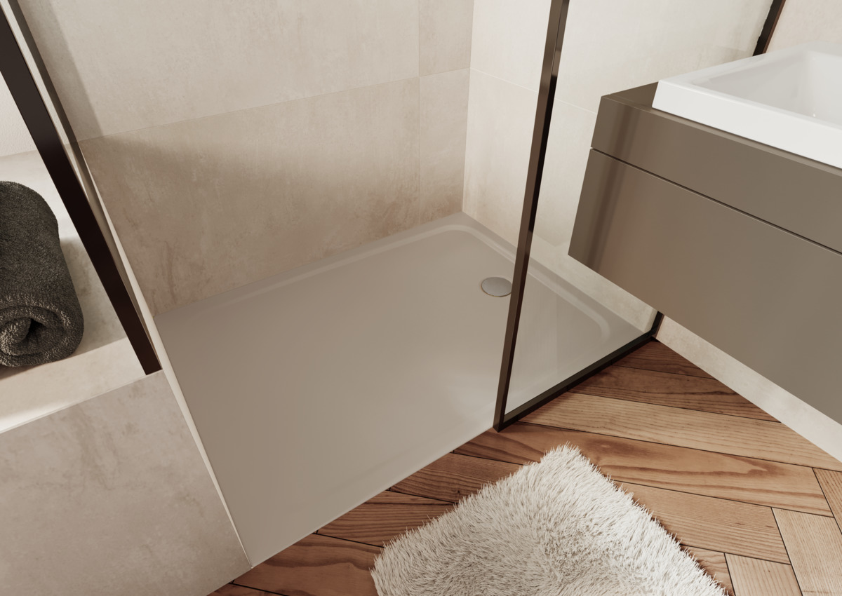 Душевой поддон KALDEWEI Сталь эмалированная 2253-1 449 теплый серый 70 2253-1449 - Вид №10