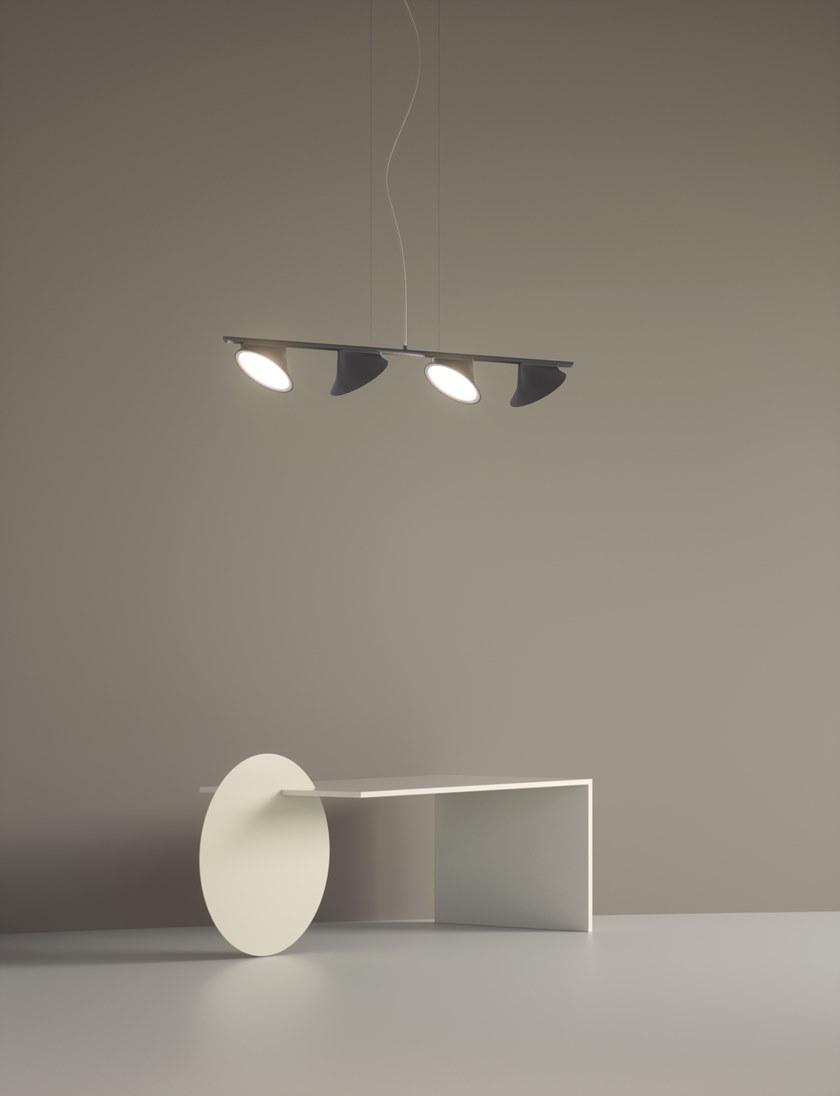 AXOLIGHT Светодиодный подвесной светильник прямого света из алюминия Orchid sun-id-1496897 - Вид №2