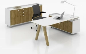 Tuna Ofis Рабочий стол со встроенной полкой Lea