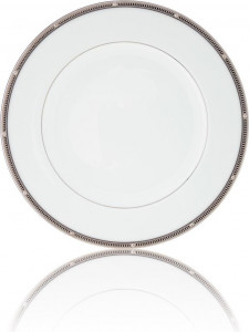 32169 Noritake Тарелка обеденная Noritake "Рочель,платиновый кант" 27см Фарфор костяной
