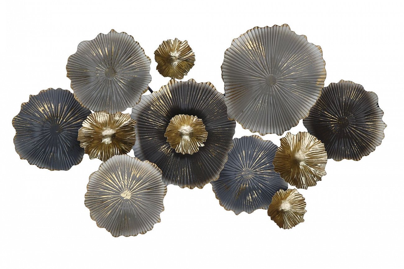 Панно настенное металлическое 66 см 93009 Tomas Stern TOMAS STERN  00-3865436 Серый;черный  - Вид №1