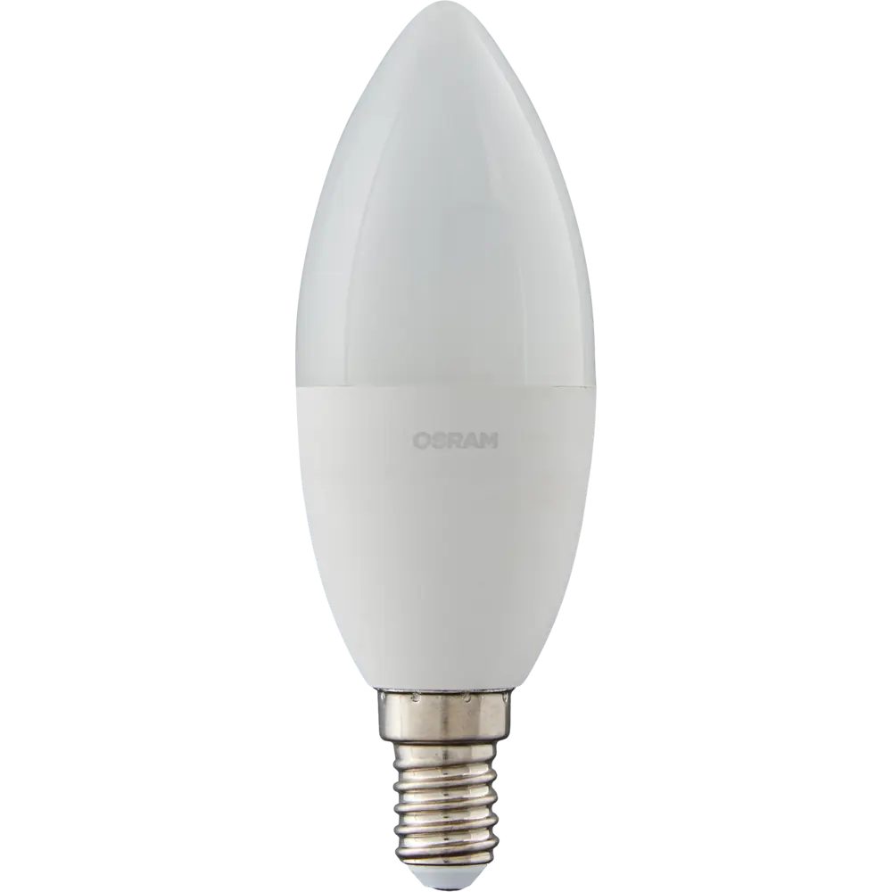 Лампа светодиодная Osram Antibacterial E14 220-240 В 7.5 Вт свеча 806 лм холодный белый свет 82807742 STLM-2182200  - Вид №1