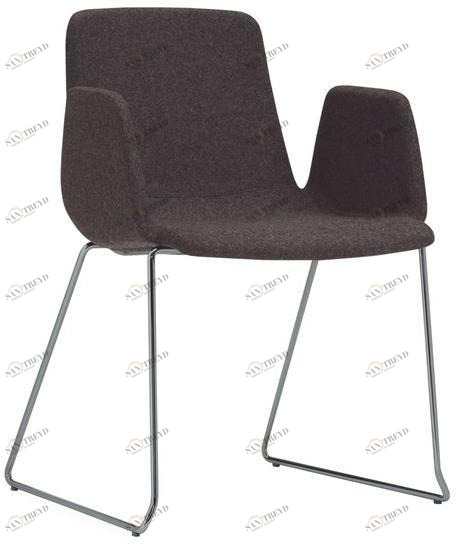 Capdell Тканевый стул на санках с подлокотниками Ics sun-id-1463019