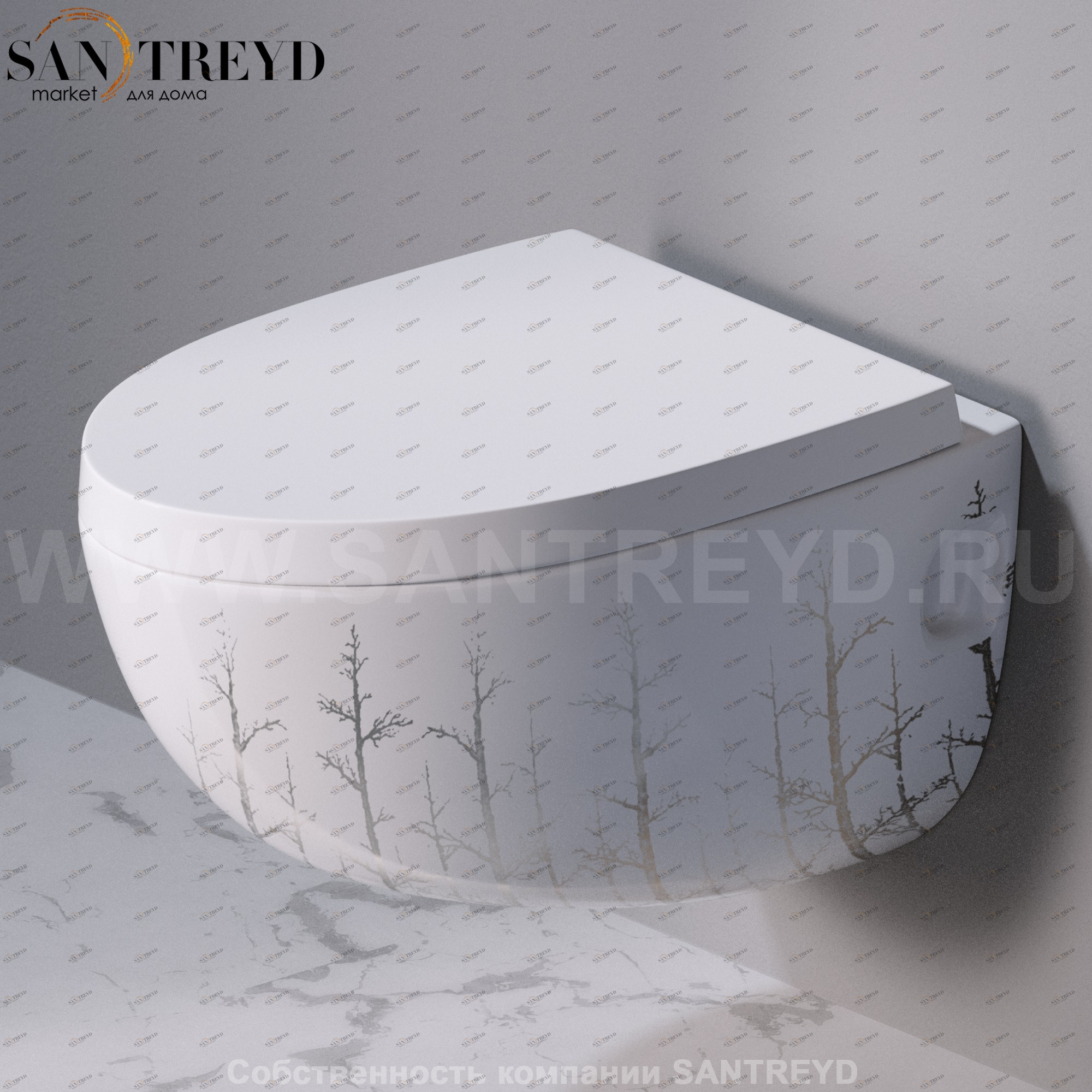 S511.405P Подвесной унитаз настенный Белый A. e T. Italia OVAL Италия AeT ITALIA