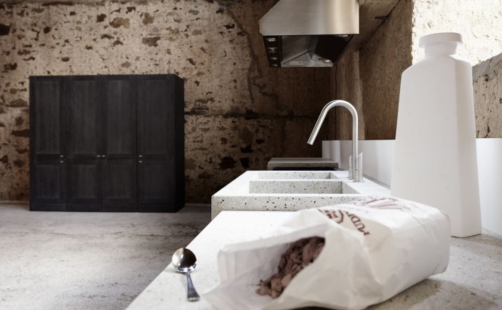 Смеситель для кухни из нержавеющей стали со съемным ручным душем MGS T45 ARCH-00078629 - Вид №1