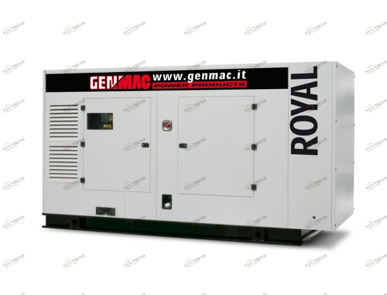 Генератор газовый GenMac ROYAL-GAS G150DSS NG в кожухе с АВР sun-id-1032582