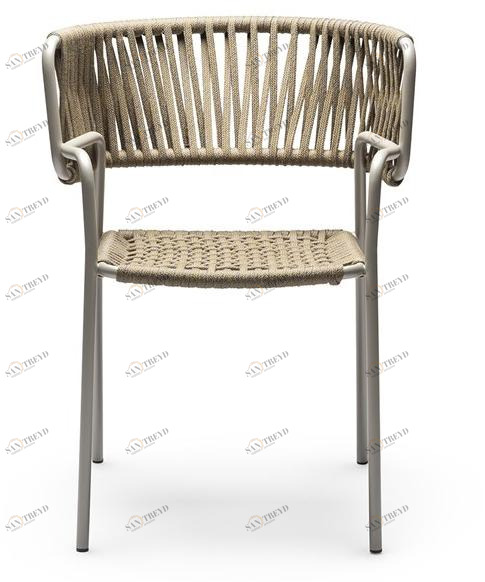 CHAIRS & MORE Садовое кресло из морской веревки с подлокотниками Klot sun-id-1515302