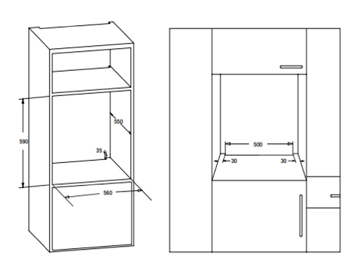 9942769 Электрический духовой шкаф Simfer B6EC68122 белый STDN-0060496 - Вид №5