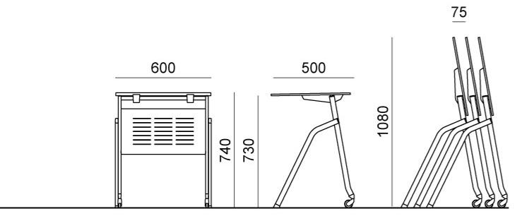Diemmebi Складная скамья из hpl с колесами Lakendò table sun-id-1376799 - Вид №1