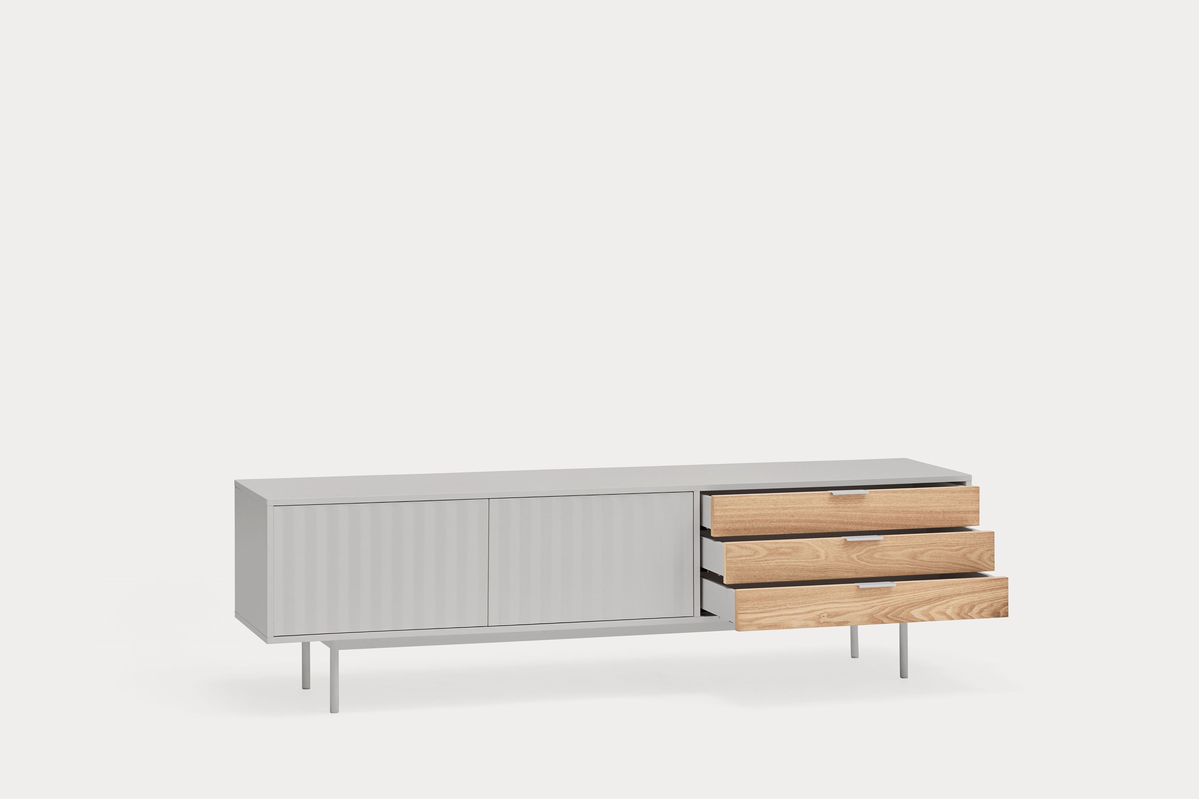 Шкаф для телевизора из МДФ с распашными дверцами и ящиками TEULAT Sierra ARCH-00064536 - Вид №16