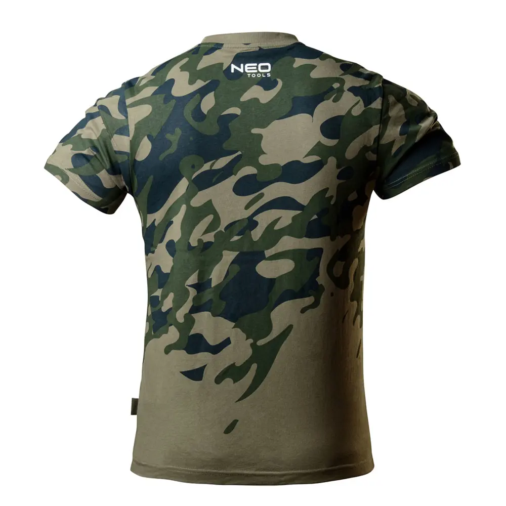 Футболка мужская Neo Tools Camo зеленая хлопок с принтом размер XL рост 187 STLM-2039924 - Вид №2