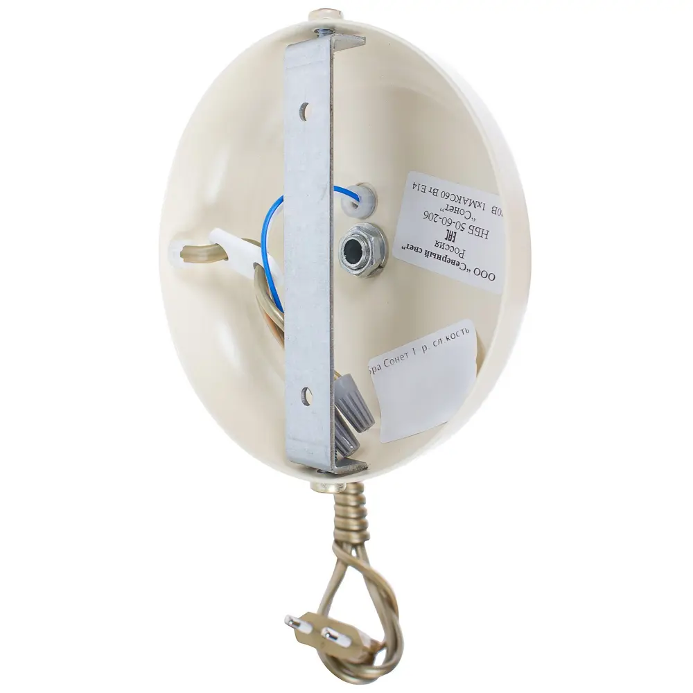 Бра СОНЕТ 1хЕ14х60W слоновая кость 18616938 STLM-2182346 СЕВЕРНЫЙ СВЕТ  - Вид №7