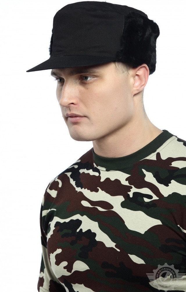 66571 Кепи "Охранник" зимняя  Камуфляжная форма  размер 58 Спецодежда  - Вид №2