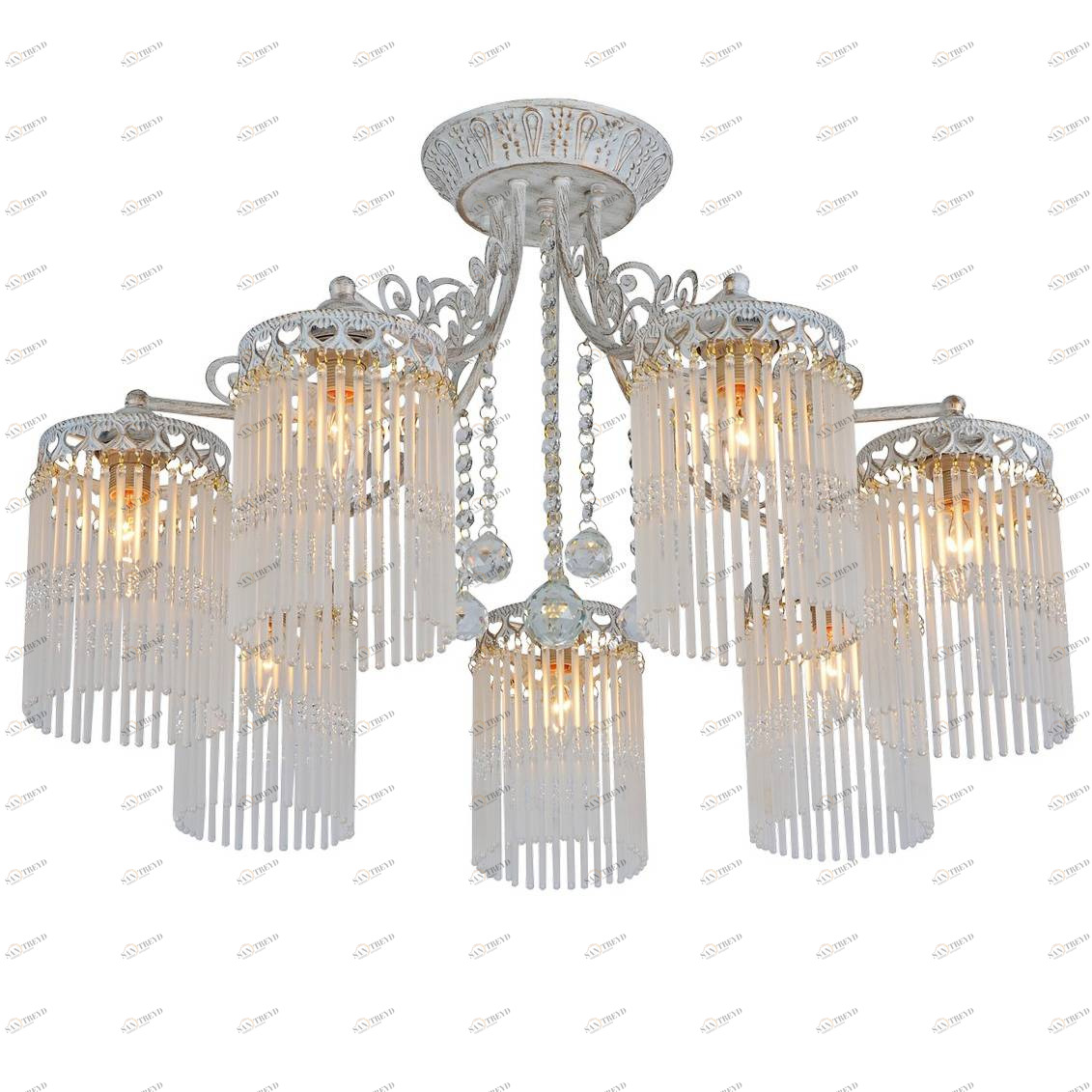 Потолочная люстра Arte Lamp 89 A1678PL-7WG ARTE LAMP ДИЗАЙНЕРСКИЕ 058541 Белый 