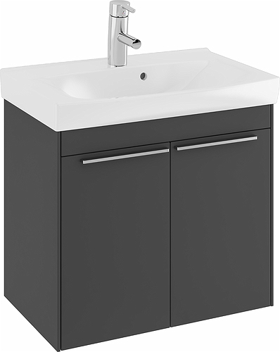 47384 Комплект мебели IFO Sense, с двумя дверцами, компактный, Ш = 600 мм, Ш1 = 622 мм, белый  - Вид №2