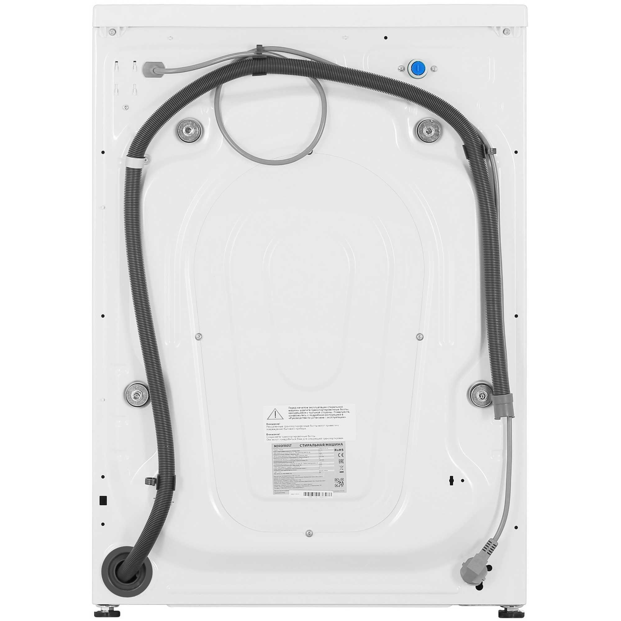 9067342 Стиральная машина Nordfrost i-DDQ4 6120 W белый STDN-0091412 - Вид №9