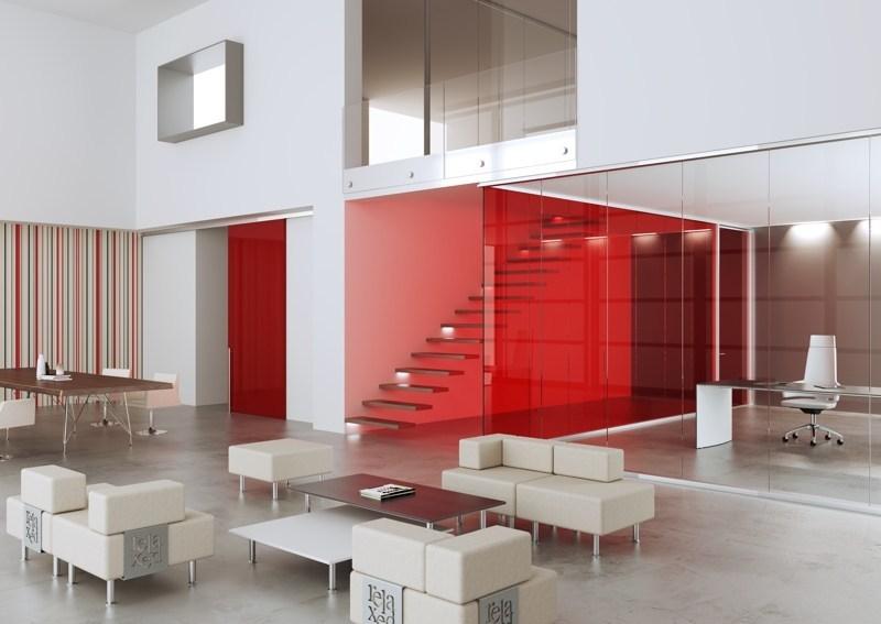 MASCAGNI Мобильная стена из алюминия и стекла для офиса Allinone sun-id-1370513 - Вид №8