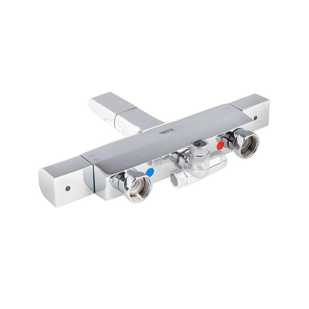 Смеситель термостатический Iddis Uniterm UNISB02i74WA с изливом цвет хром STLM-2193524 - Вид №4