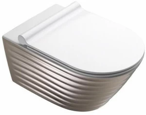 1vs55rzeba Подвесной унитаз настенный Белый CERAMICA CATALANO Gold & silver Италия