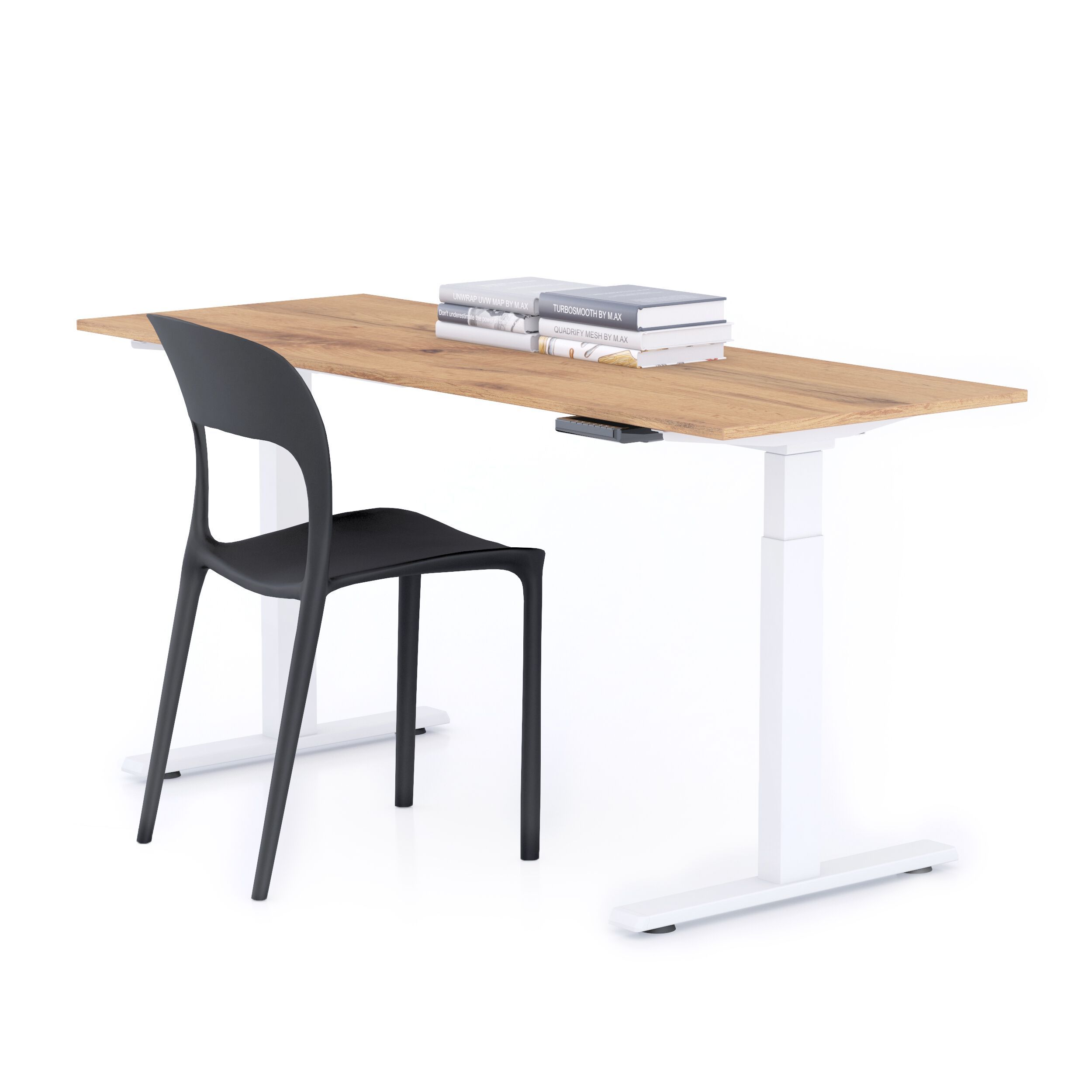 Прямоугольный стол с регулируемой высотой в меламине с электрическим движением Mobili Fiver Clara ARCH-00141252 - Вид №41