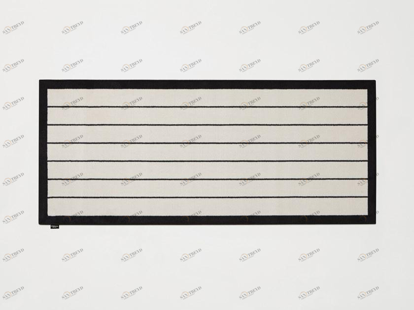 Antonio Lupi Design Прямоугольный коврик из полосатого бархата Tramato Tr440 Antoniolupi 