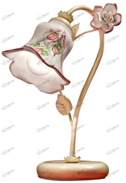 FERROLUCE Керамическая настольная лампа с фиксированным кронштейном Pisa C1209