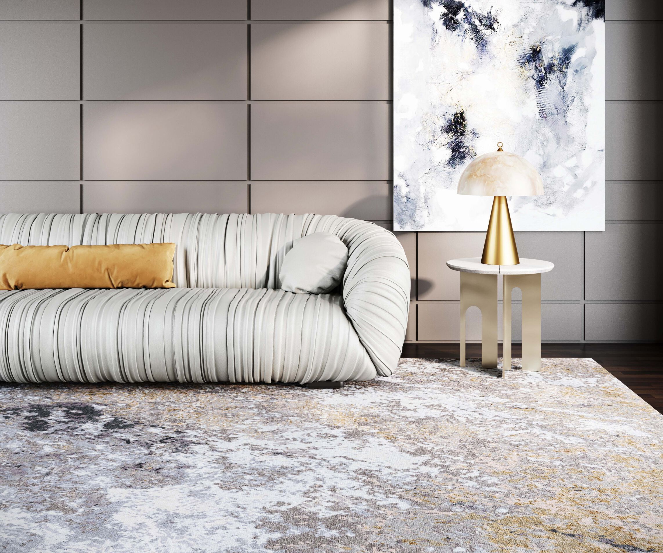 Прямоугольный ковер ручной работы Tapis Rouge Гималаи ARCH-00111185 - Вид №7