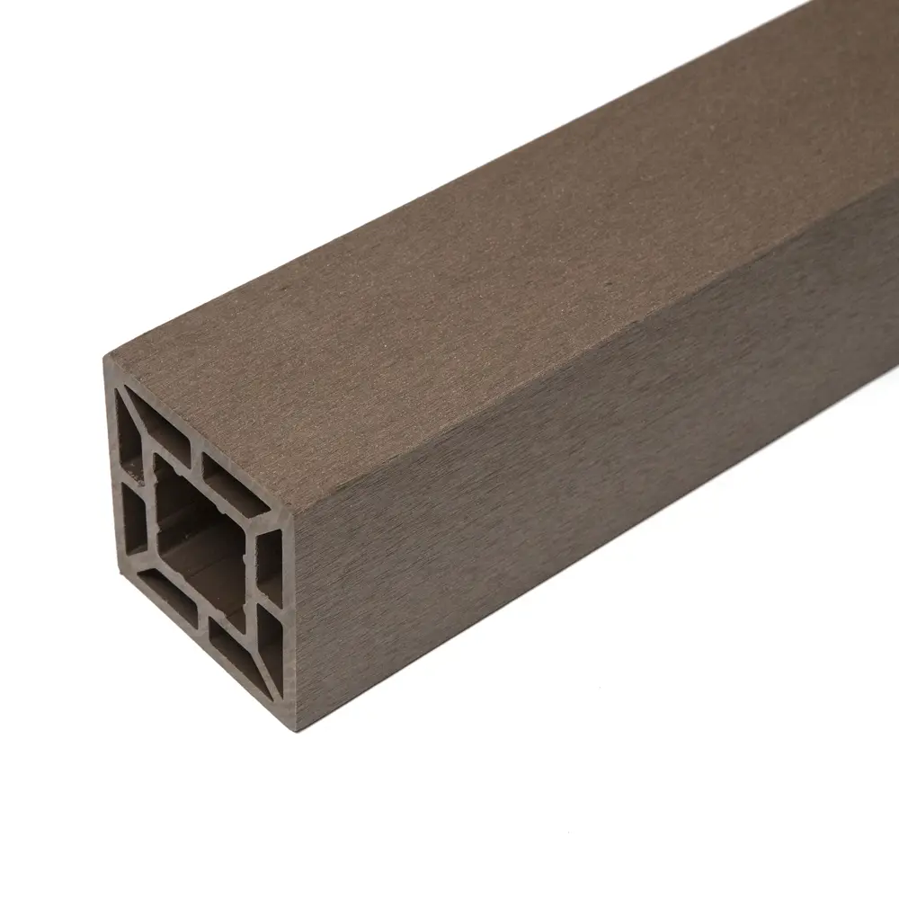 Поддерживающий столб ДПК СМ Decking цвет Мербау 90x90x3000 мм CM Прямой STLM-2012435